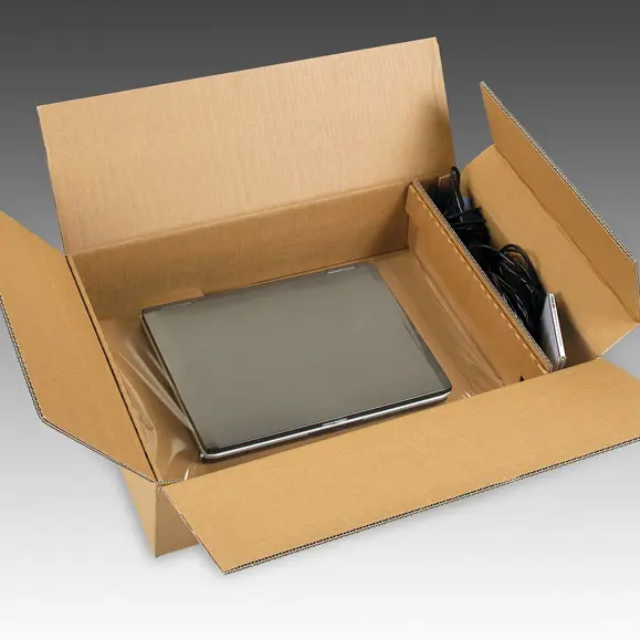 Laptop Retention Packaging with accessories compartment